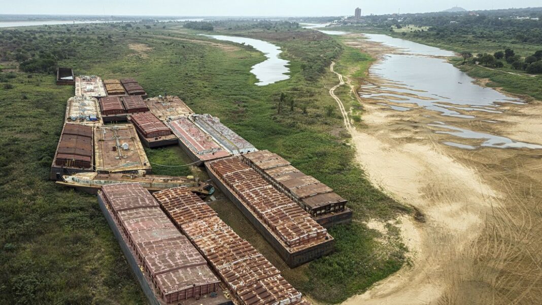 ¡Impactante! Río Paraguay registra su nivel mínimo histórico