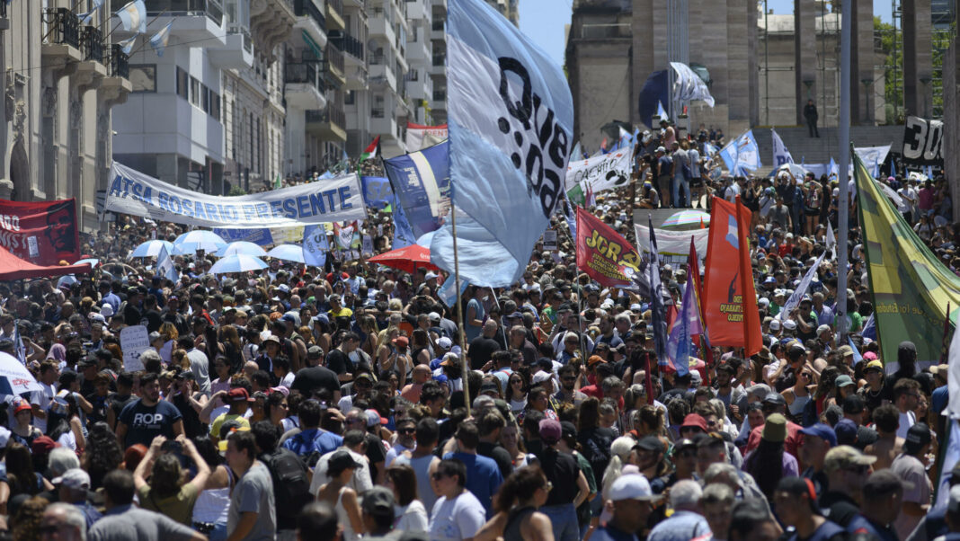 paros programados Argentina rechazo políticas Milei