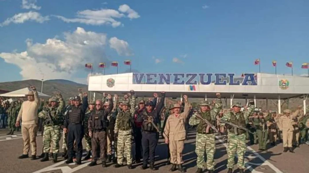 ejercicio de defensa fronteriza en Táchira