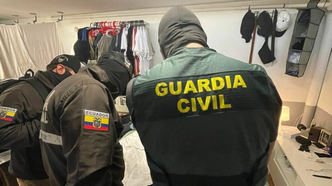 Ecuador banda terrorista Los tiguerones Guardia Civil España