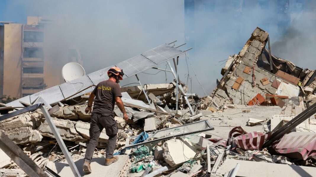 Líbano atacado Israel Bombas