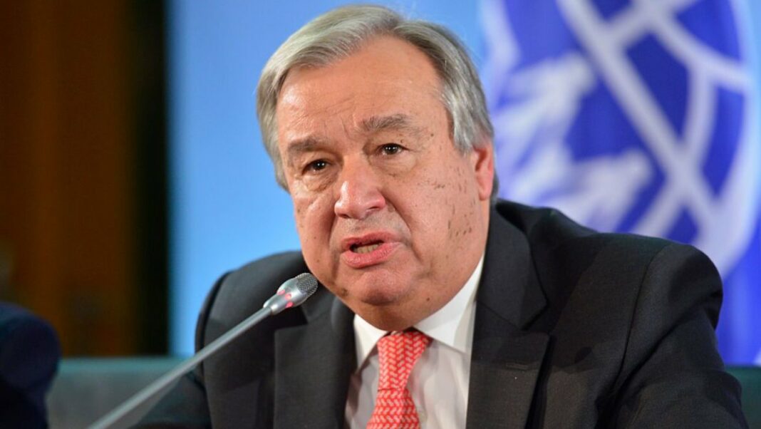 António Guterres israel persona non grata