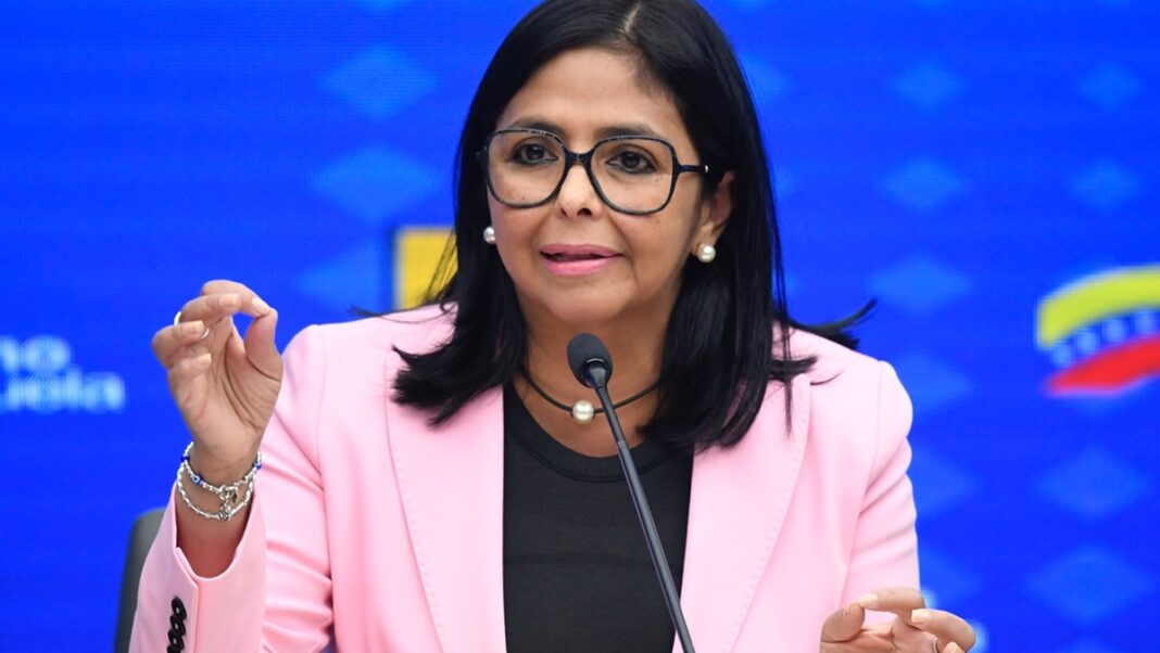 Delcy Rodríguez bloqueo