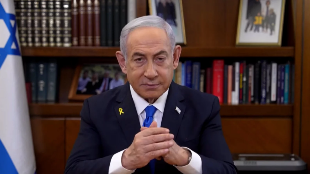 temblaba Netanyahu comunicado