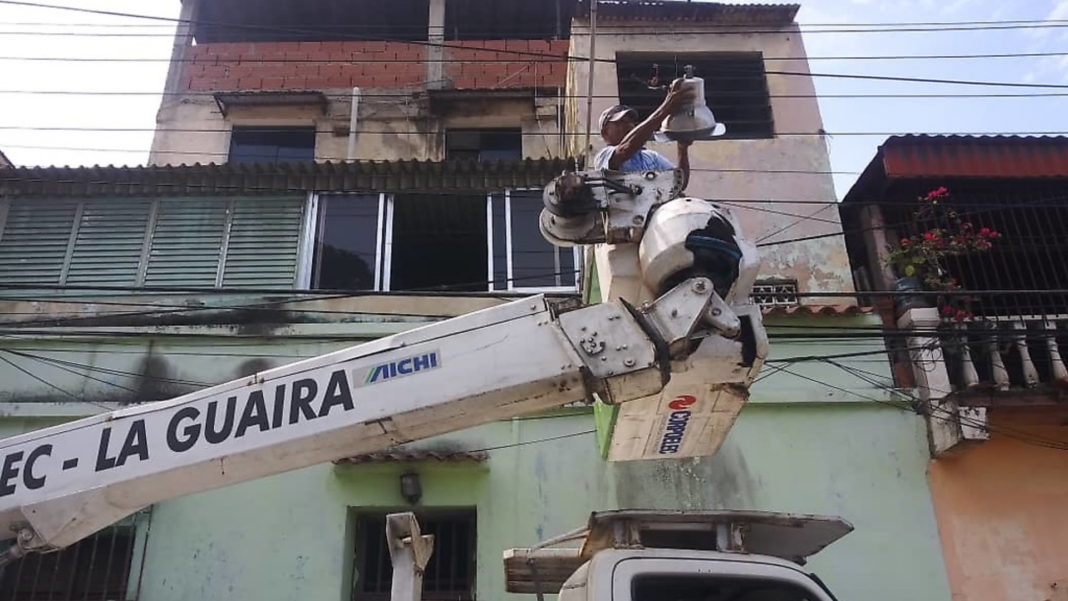 Corpoelec mantenimiento La Guaira