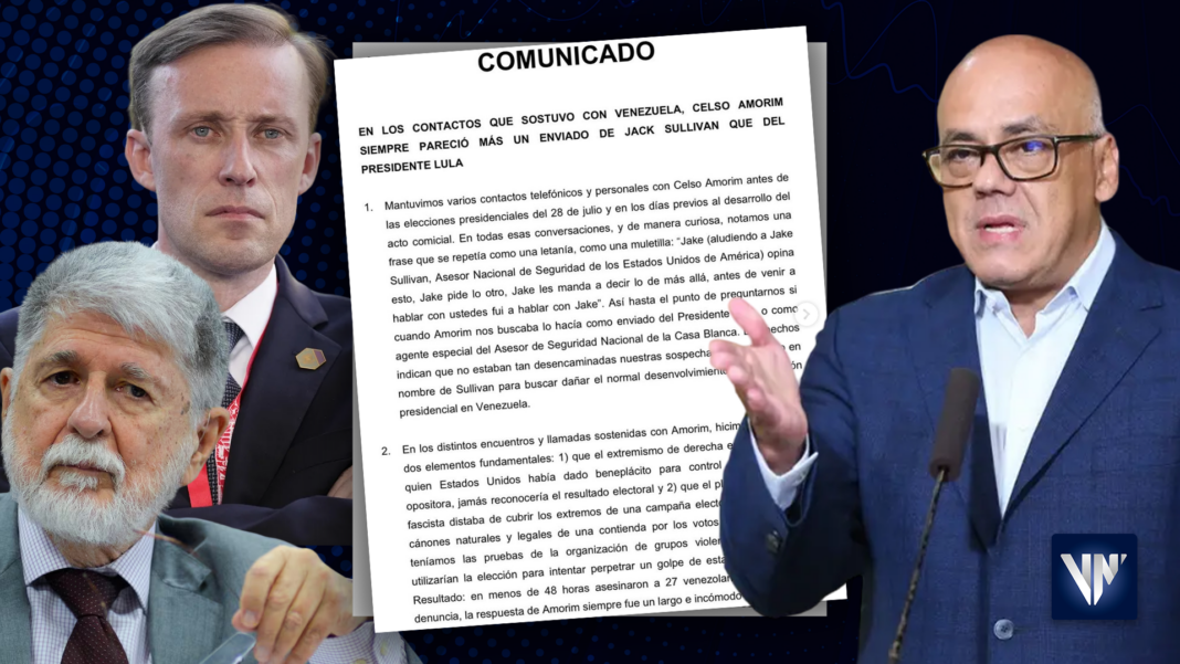 Comunicado Jorge Rodríguez Celso Amorim