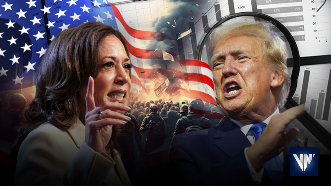 estadounidenses guerra civil Elecciones presidenciales EEUU kamala Harris Donald Trump