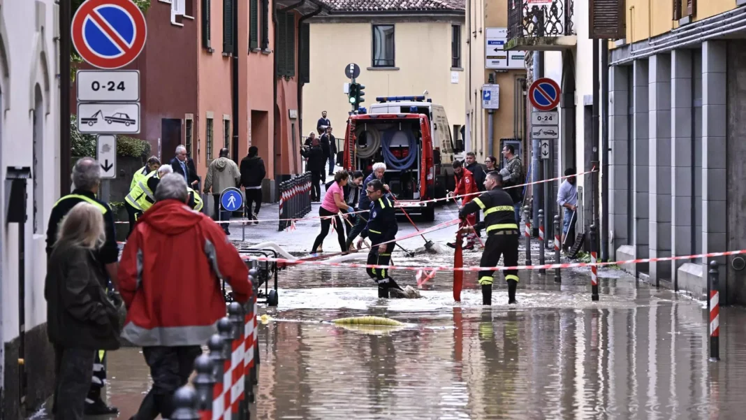 fuertes lluvias norte italia inundaciones