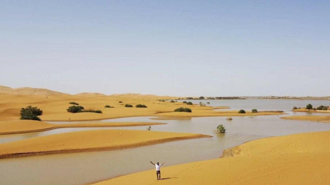 Desierto Sahara inundó primera vez