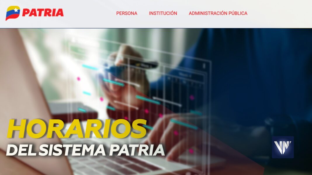 horario Plataforma Patria