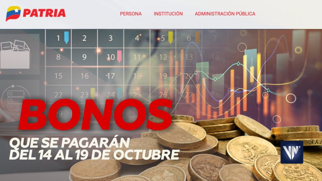 bonos Patria del 14 al 19 de octubre