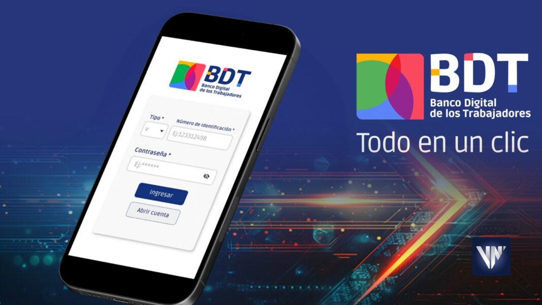 aplicación del Banco Digital de los Trabajadores