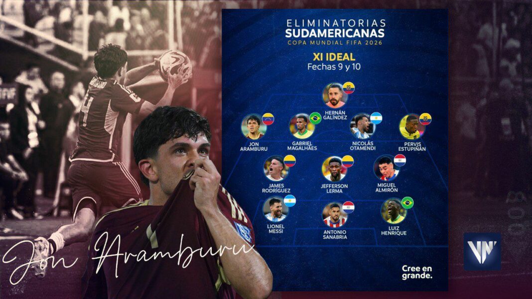 Jon Aramburu once ideal de la Conmebol