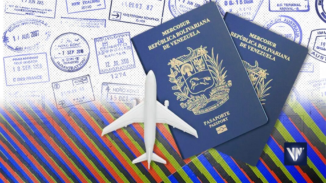 Pasos cita del pasaporte venezolano