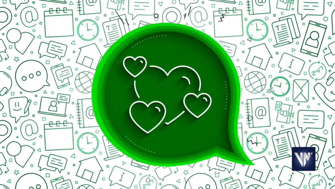 Estados de WhatsApp corazón verde reaccionar a estados