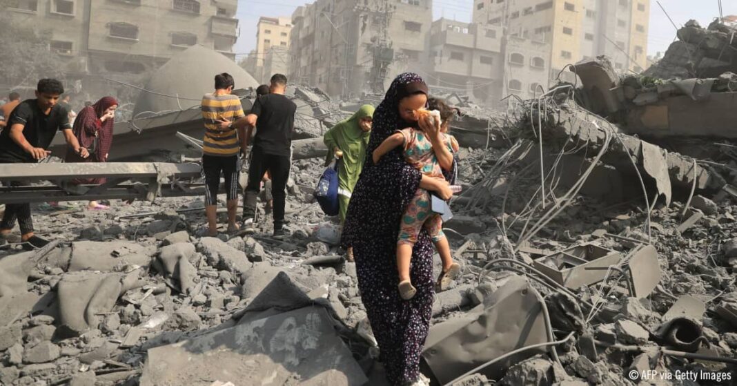 israel gaza bombas amianto