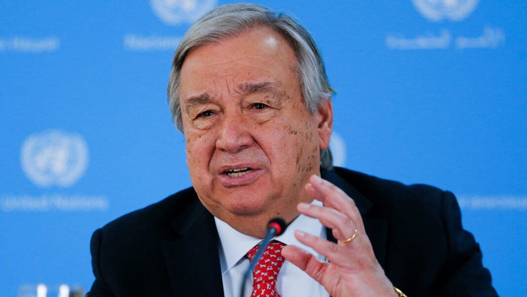 Guterres Netanyahu bloqueo agencia ONU Gaza