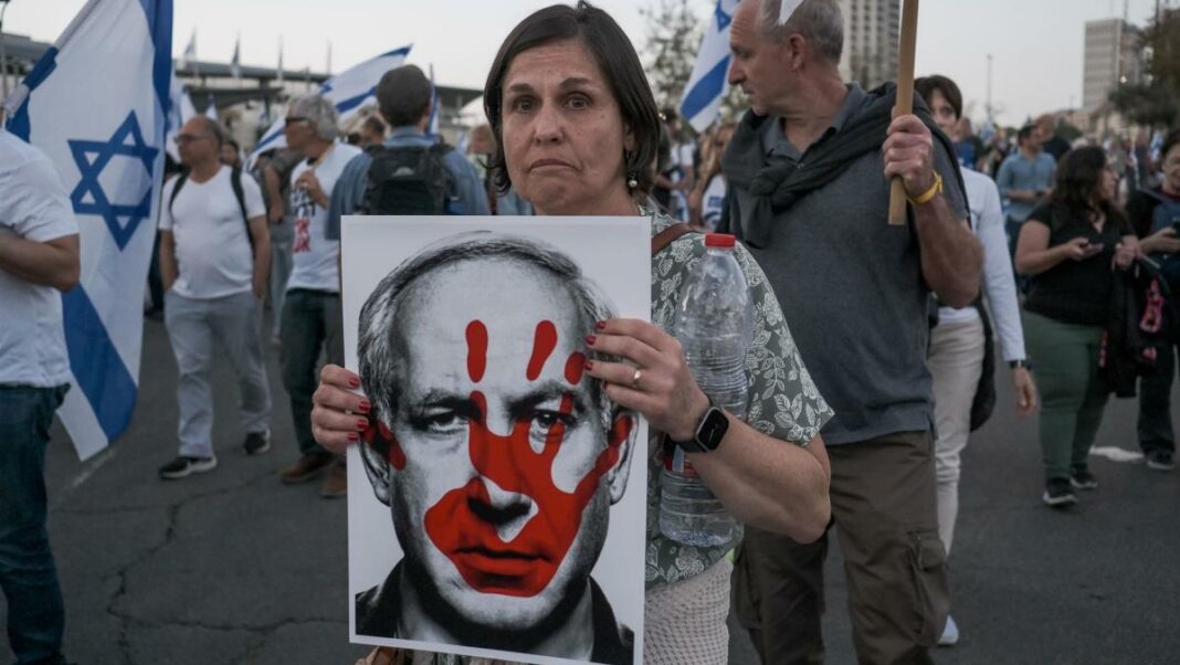 protestas Israel Benjamín Netanyahu