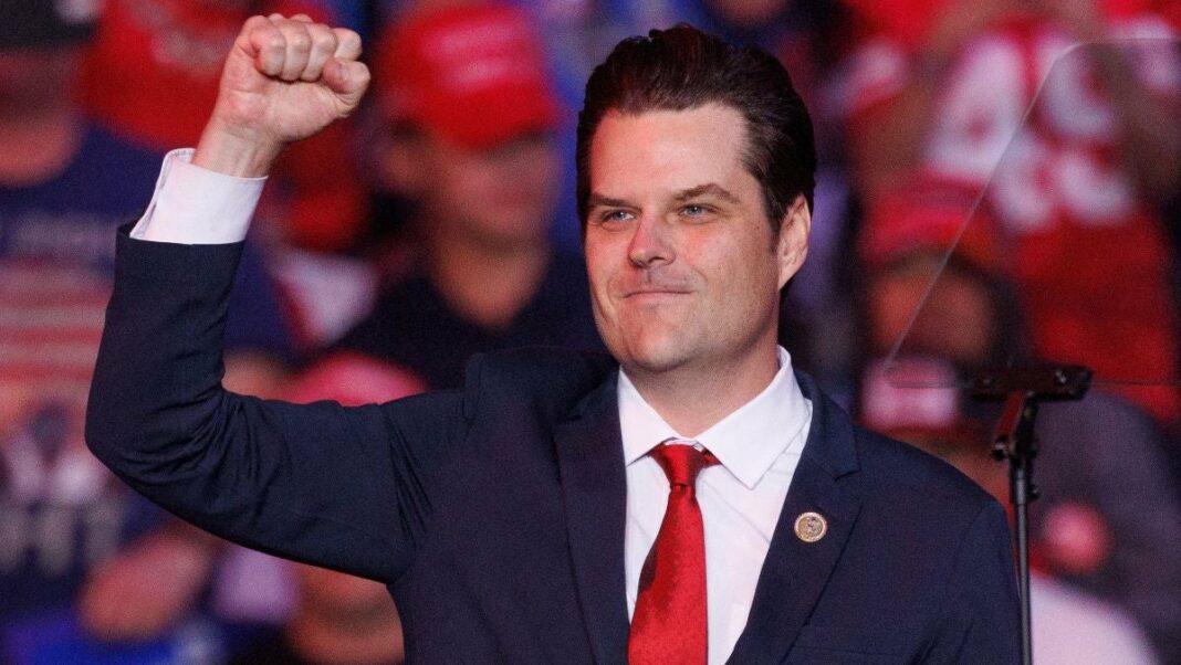 Matt Gaetz retira candidatura