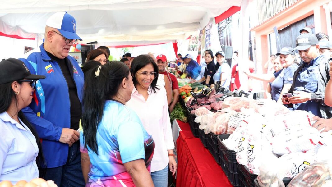 Delcy Rodríguez participó en jornada trabajo en Lídice