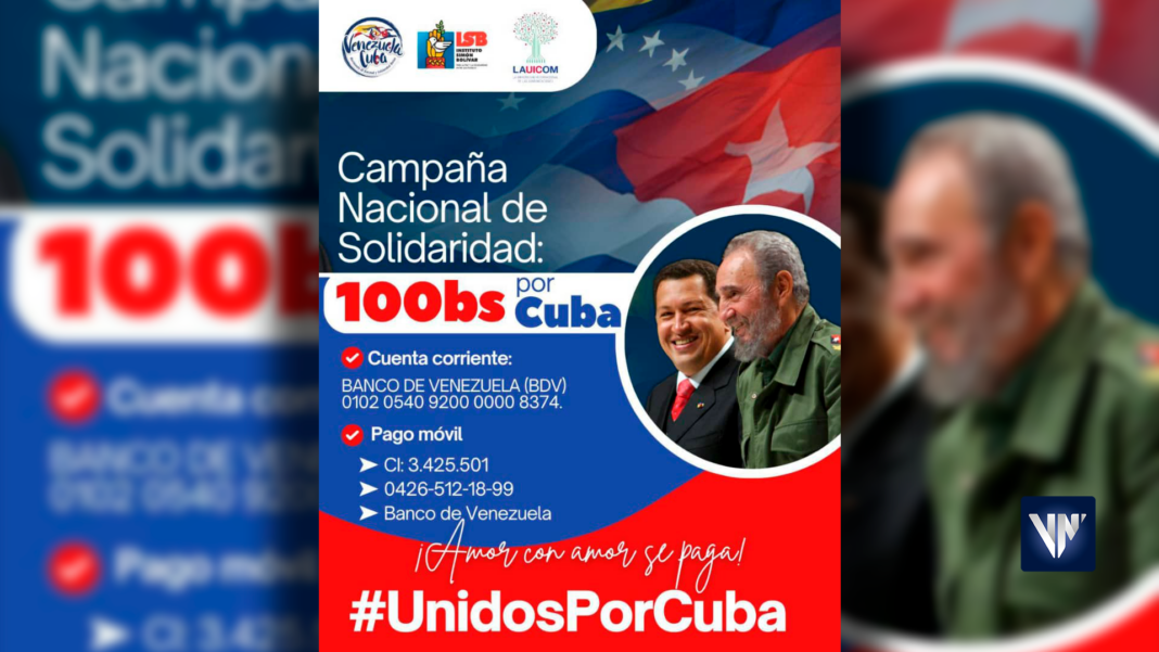 Campaña solidaridad Cuba EEUU