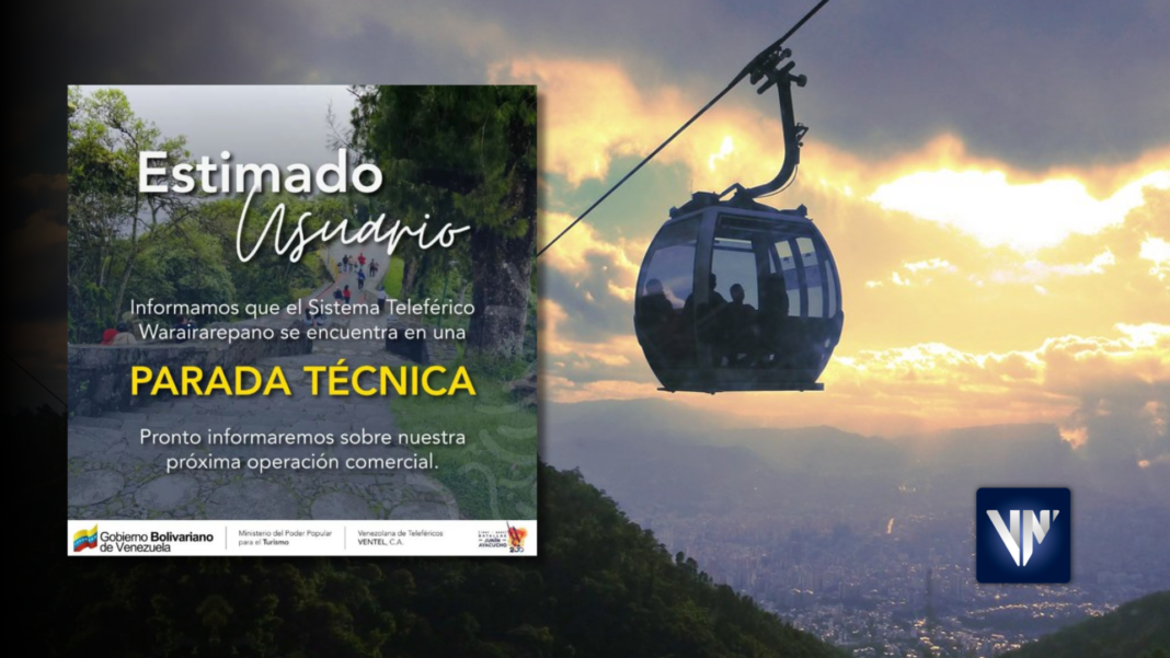 Teleférico Warairarepano mantenimiento