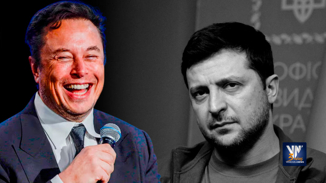 Elon Musk burla entrevista Zelenski