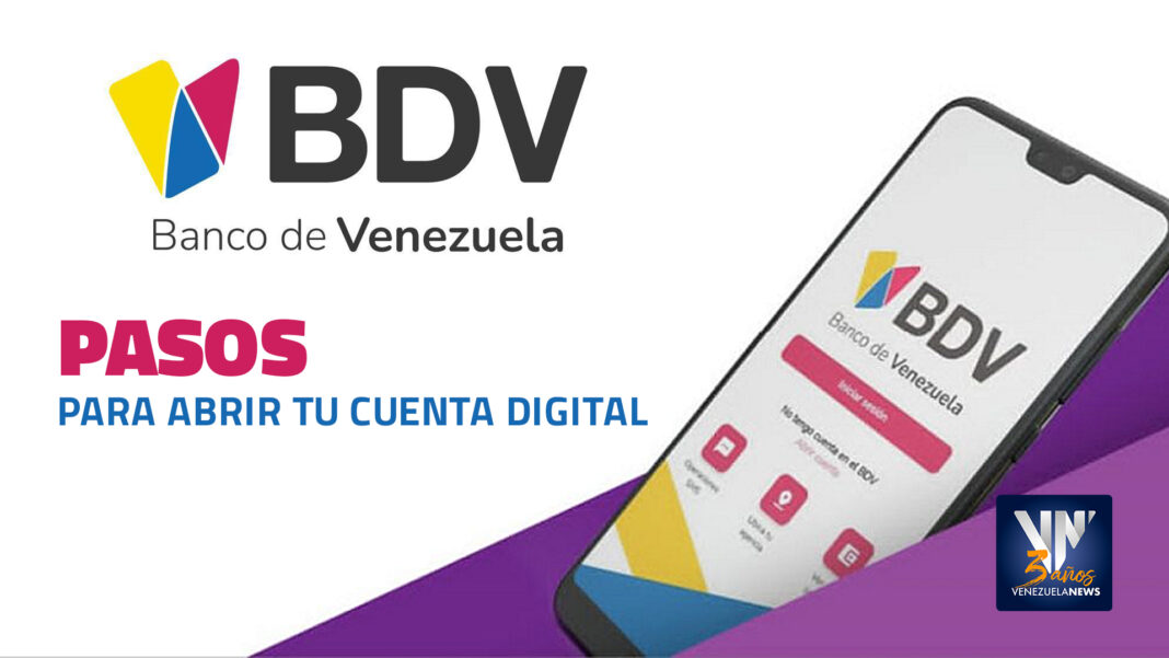 Banco Venezuela abrir cuentas digitales