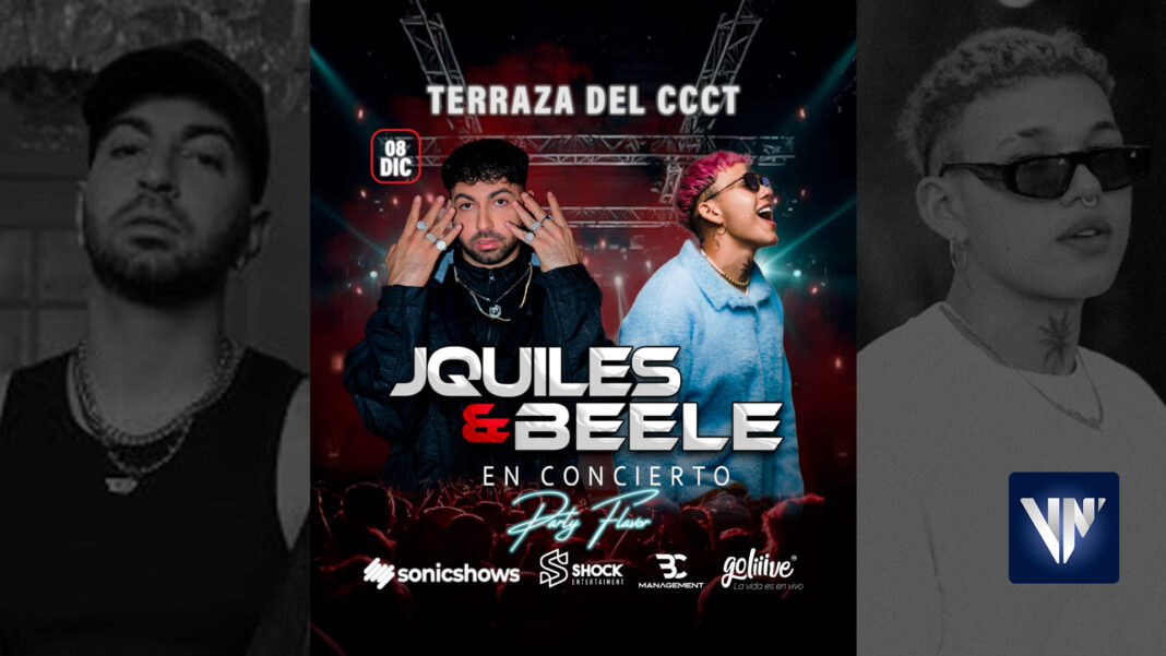 Caracas concierto Justin Quiles Beéle