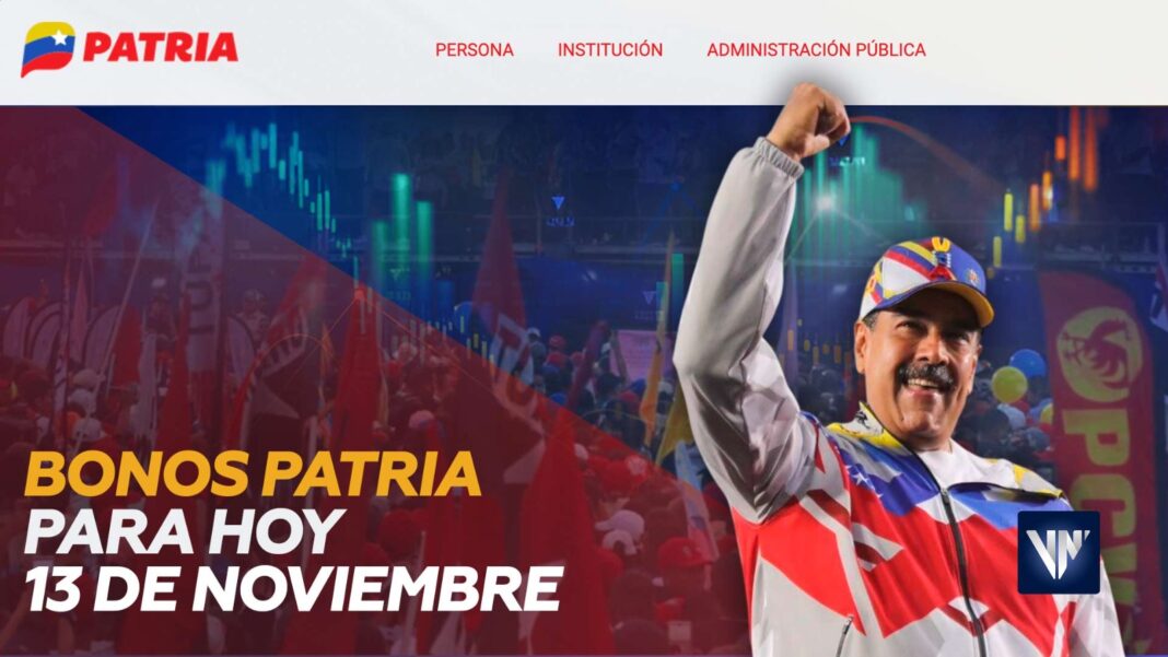 Bonos Patria 13 noviembre