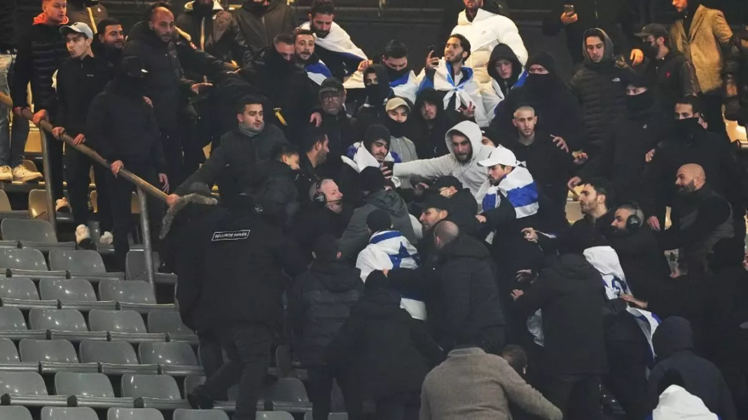 Enfrentamientos entre hinchas franceses e israelíes en el Estadio de Francia