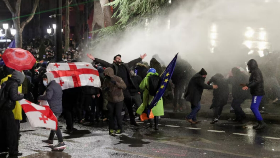 violencia Georgia protestas