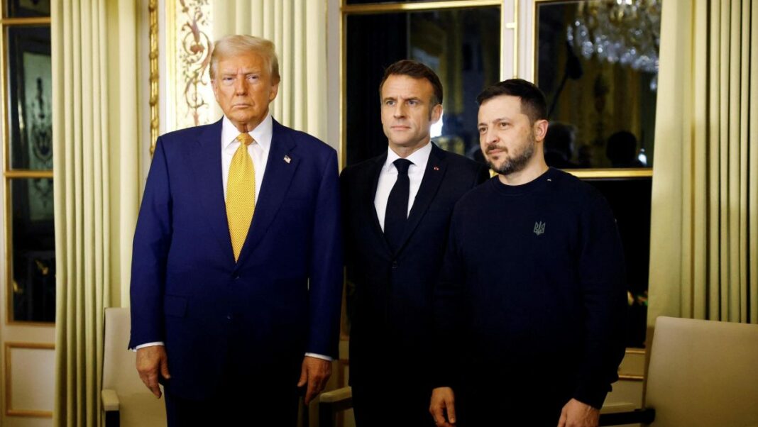 Trump Macron Zelenski Francia