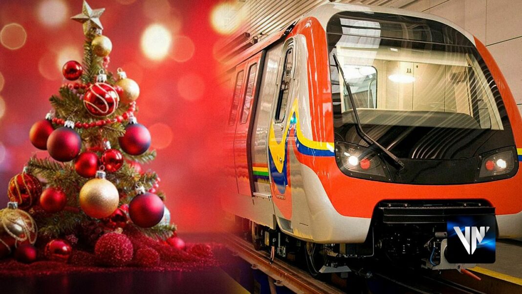 Metro de Caracas Metrocable horario Navidad y Año Nuevo