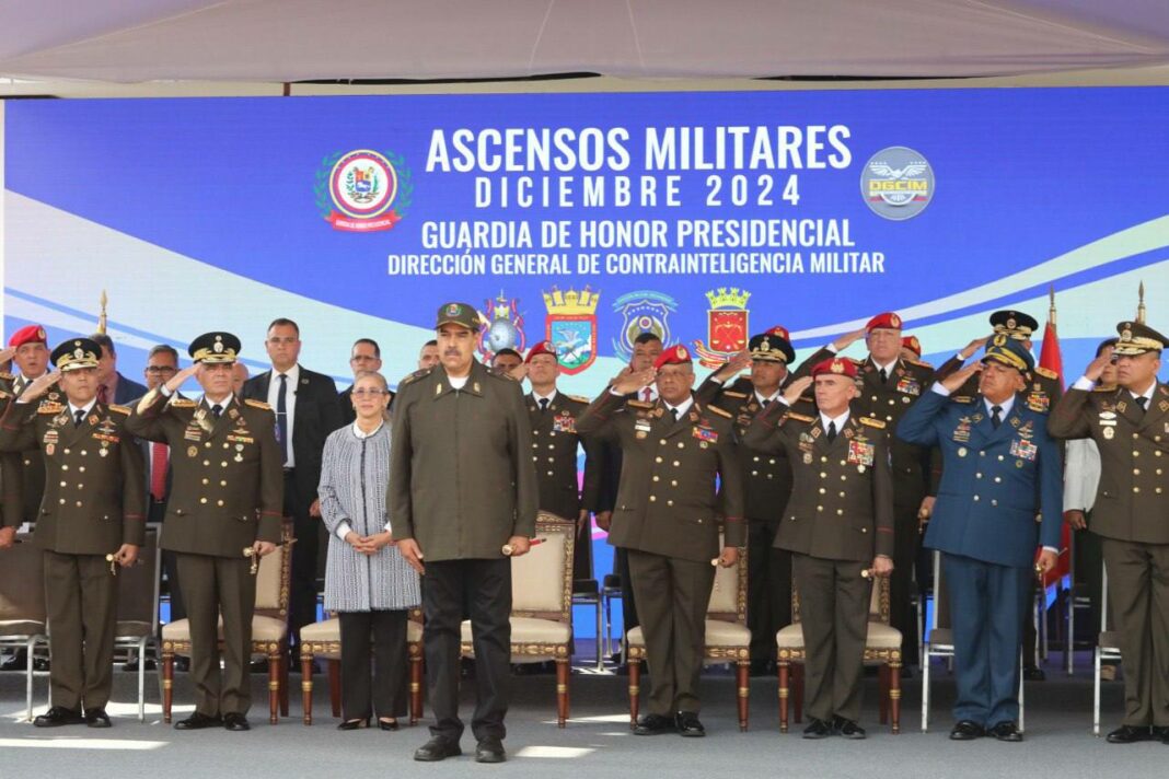 Presidente Maduro lideró acto de ascensos de GHP y DGCIM