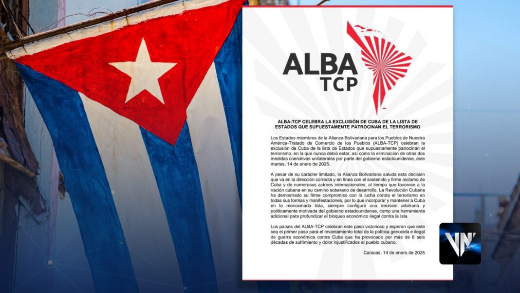 ALBA-TCP Cuba lista patrocinadores terrorismo