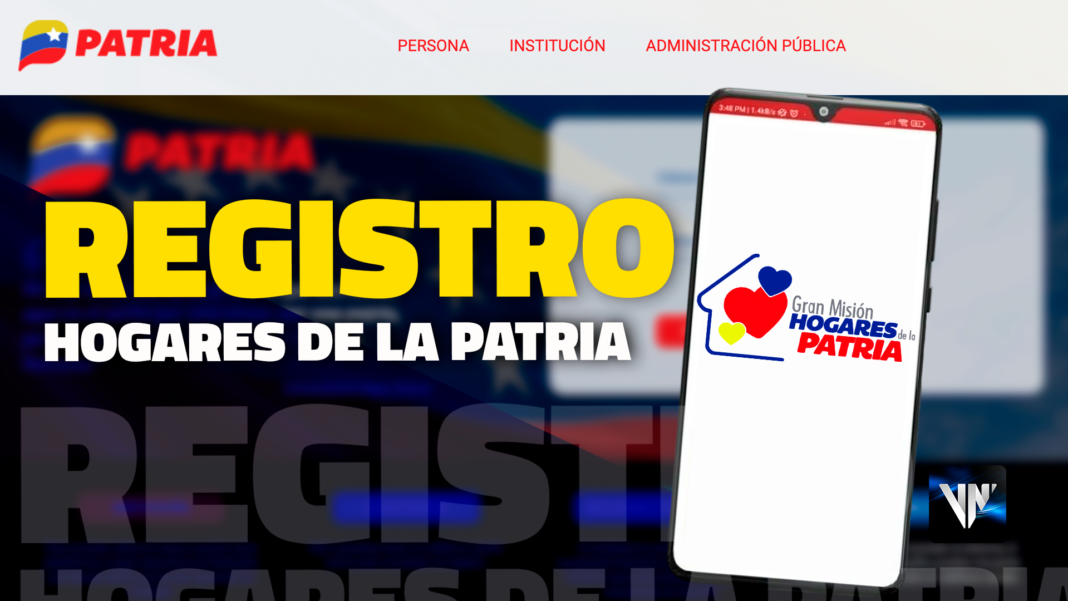 registro Hogares de la Patria