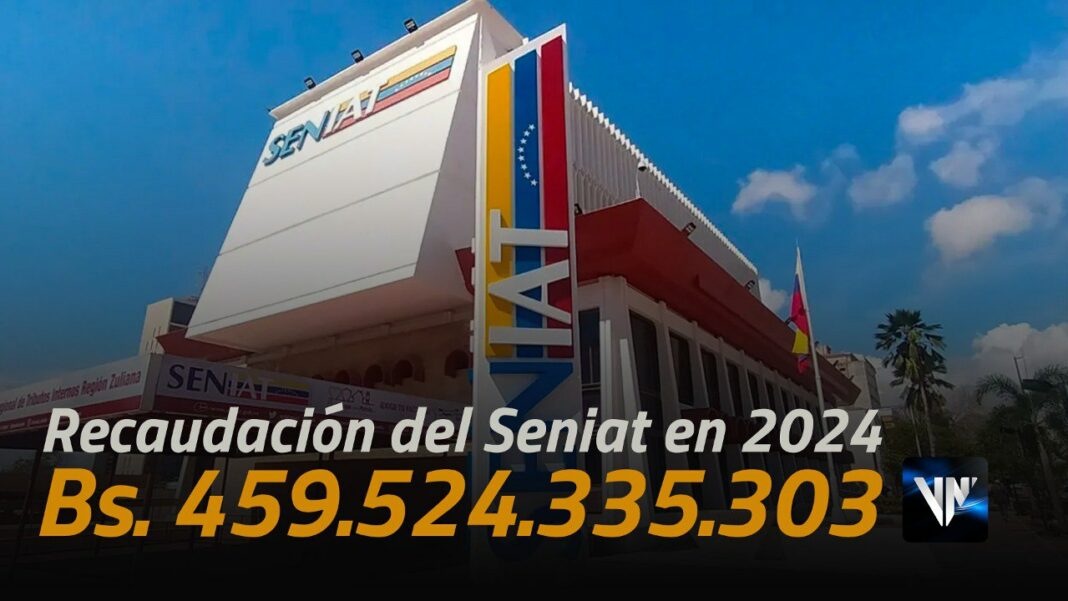 Seniat recaudó 459 millardos 2024