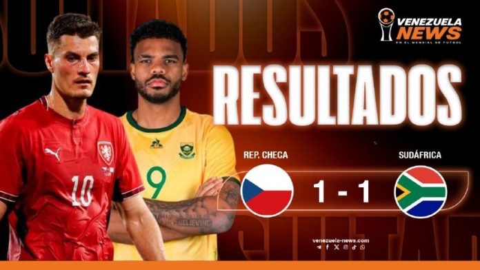 Chequia y Sudáfrica igualan 1-1 y complican su clasificación en el Grupo A Chequia y Sudáfrica igualan 1-1 y complican su clasificación en el Grupo A