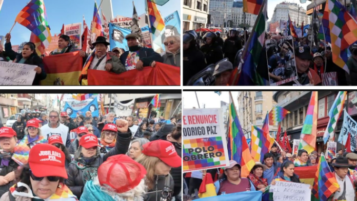 Bolivia se movilizó contra deportación de una misión humanitaria argentina misión humanitaria Bolivia