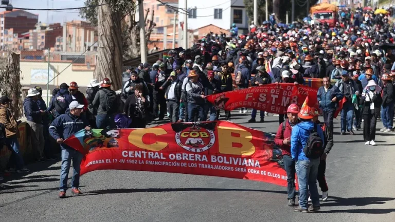 Central Obrera Boliviana denuncia detención dirigentes