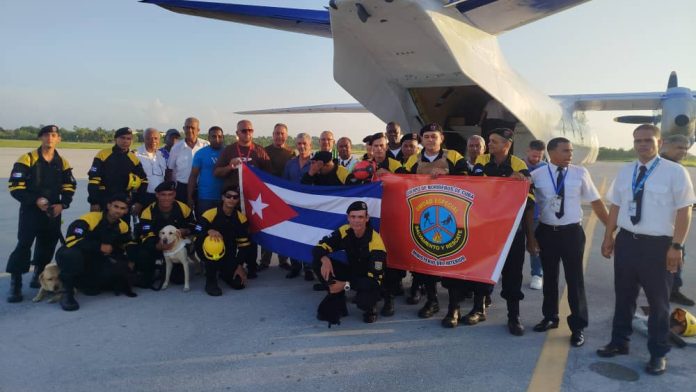 Rescatistas cubanos Venezuela