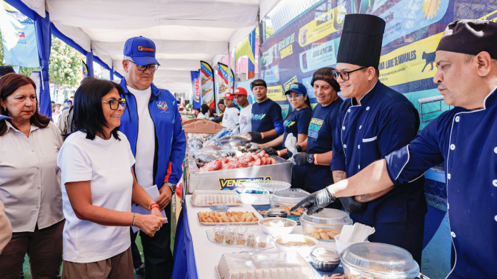 Delcy Rodríguez distribución alimentos mayo