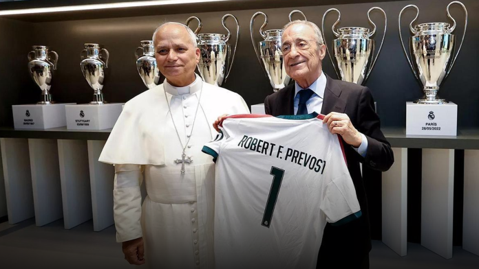 Real Madrid nombró como nuevo socio de honor al Papa León XIV Papa León XIV Real Madrid