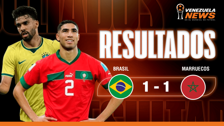 Golazo de Vinícius da el empate a Brasil frente a un sólido Marruecos