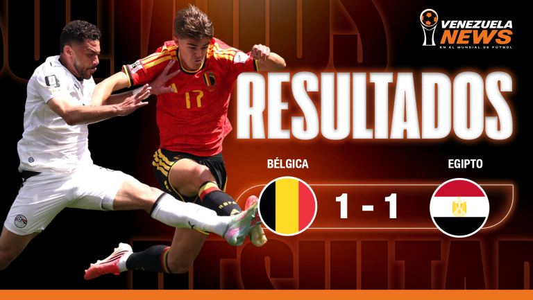 Bélgica y Egipto empatan 1-1 en el debut del grupo G