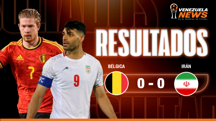 Bélgica e Irán empataron sin goles y dejaron abierto el Grupo G