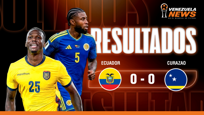 Ecuador empató 0-0 con Curazao y complicó su clasificación Ecuador
