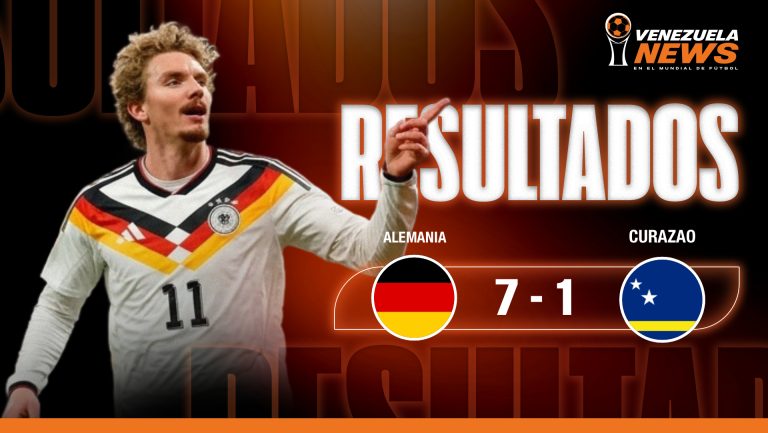 Alemania golea 7-1 al debutante Curazao Mundial 2026