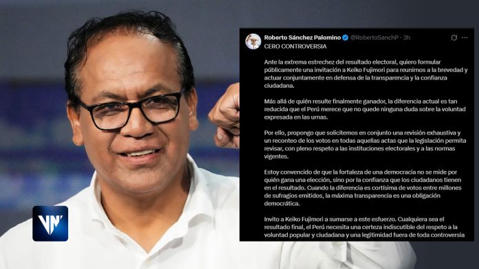Sánchez Fujimori votos Perú